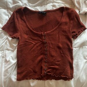 burnt orange top
